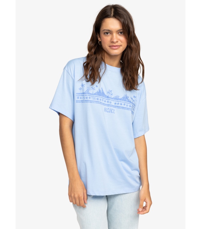 Camiseta ROXY Dreamers Wom B -Milky Blue - Solid