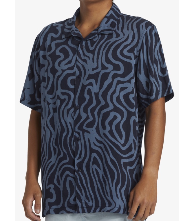 Camisa QUIKSILVER Poolpartycasuss  Wvtp Ktp6 - Total eclipse - pattern_1
