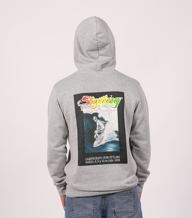 Sudadera STYLING 1988 Bakio-Gris vigore