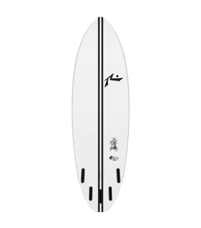 Tabla surf TORQ Dwart Tec Rusty 6"- White