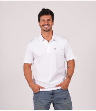 Polo STYLING Birdy - Blanco