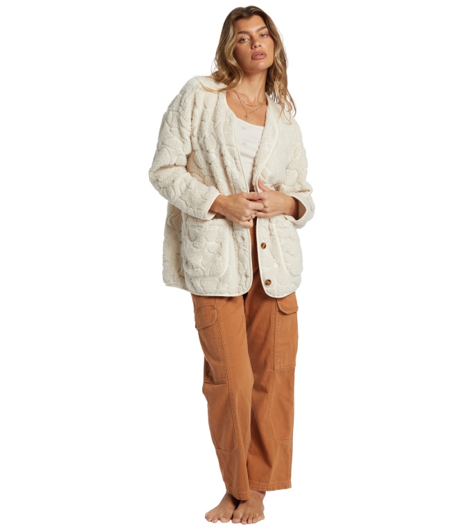 Chaqueta Billabong Fireside Cozy -White Cap