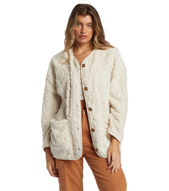 Chaqueta Billabong Fireside Cozy -White Cap