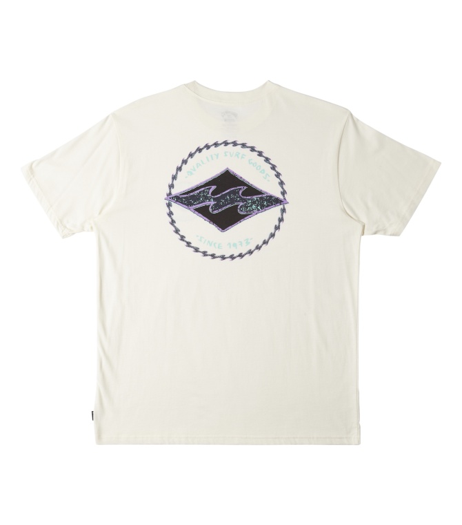 Camiseta Billabong Rotor Diamond -White/Royal