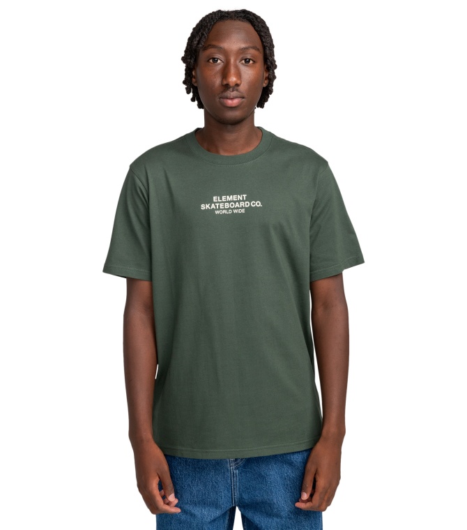 Camiseta Element Skateboard Co -Deep Forest - Solid