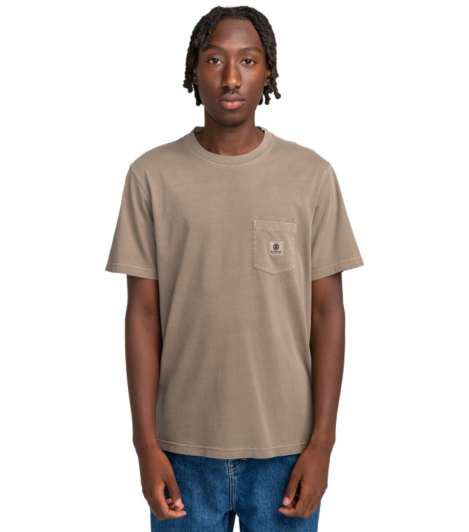 Camiseta Element Basic Pkt-Walnut