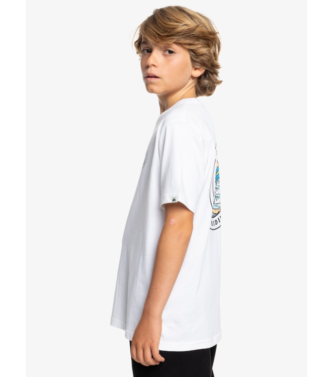 Camiseta Quiksilver Lots Of Rights - Bright White - Solid