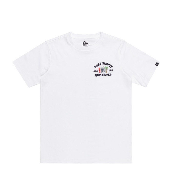 Camiseta Quiksilver Surfshacky -Bright White - Solid