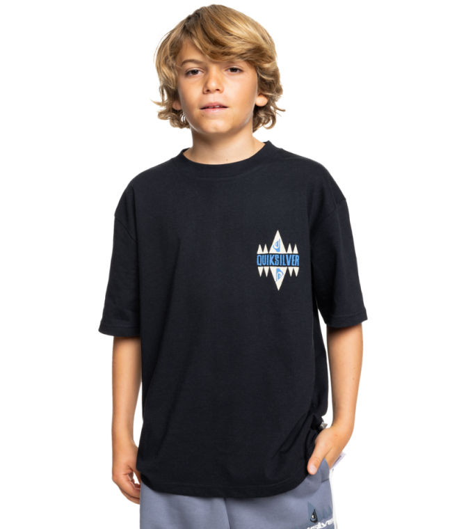 Camiseta Quiksilver Geo Quik - Anthracite - Solid