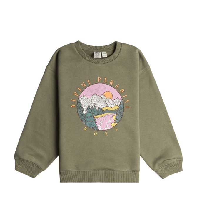 Sudadera Roxy Morninghikerg B -Oil Green