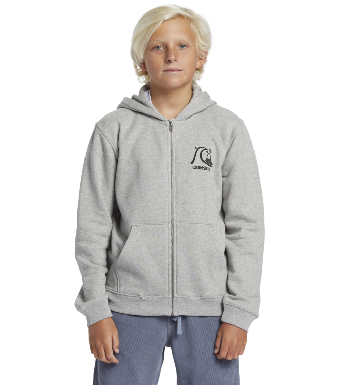 Sudadera Quiksilver Graphic Zip - Limestone