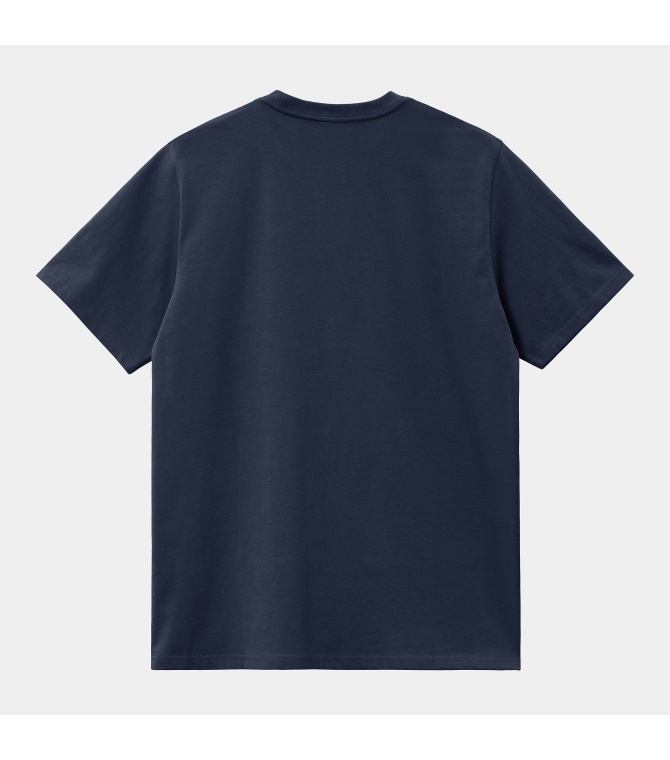 Camiseta Carhartt Wip American Script - Air Force Blue