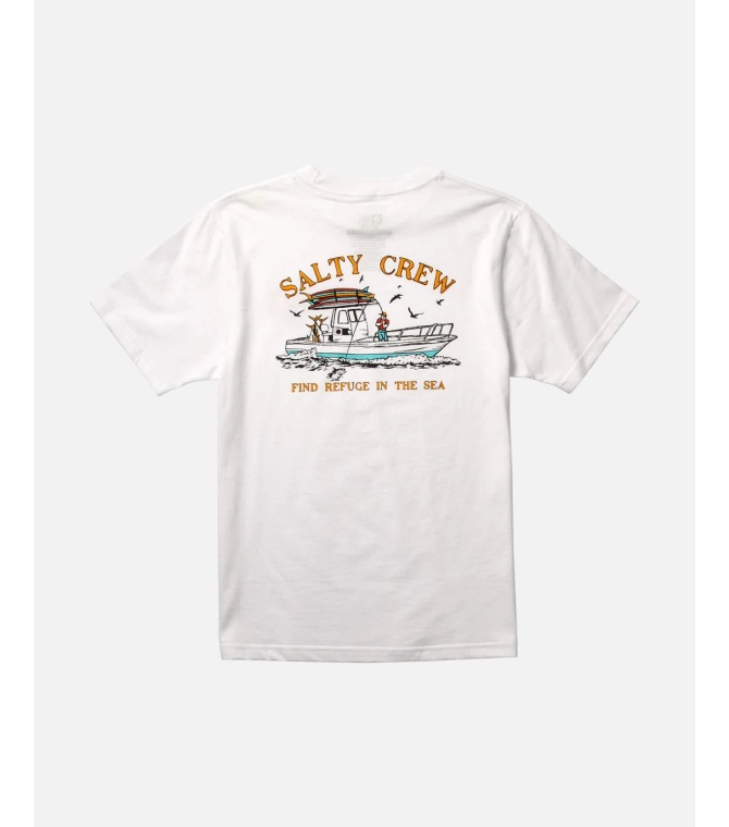 Camiseta SALTY CREW Fish On Boys -White