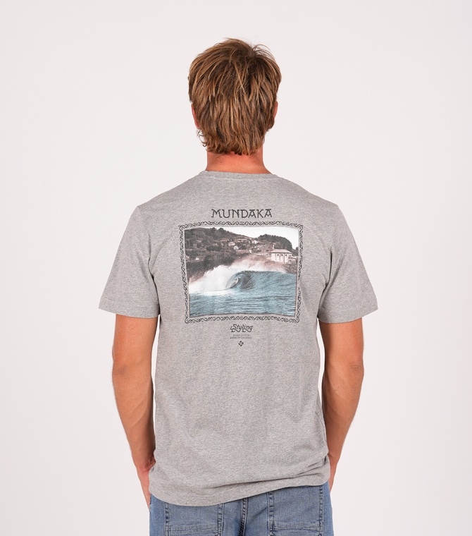 Camiseta STYLING Mundaka-Gris