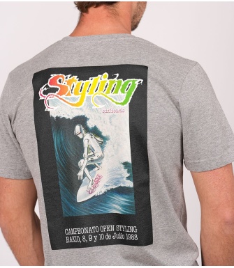 Camiseta STYLING 1988 Bakio-Gris Vigore