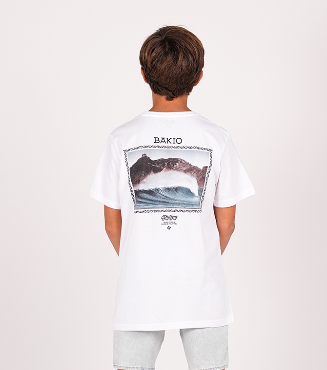 Camiseta STYLING Bakio-Blanco