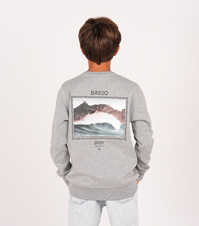 Sudadera STYLING Bakio-Gris