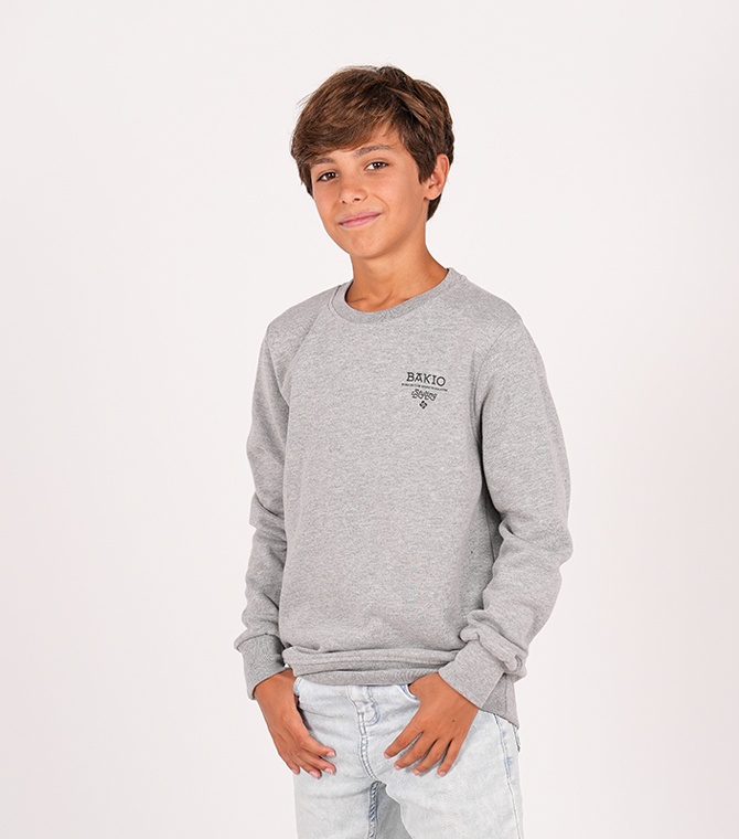 Sudadera STYLING Bakio-Gris