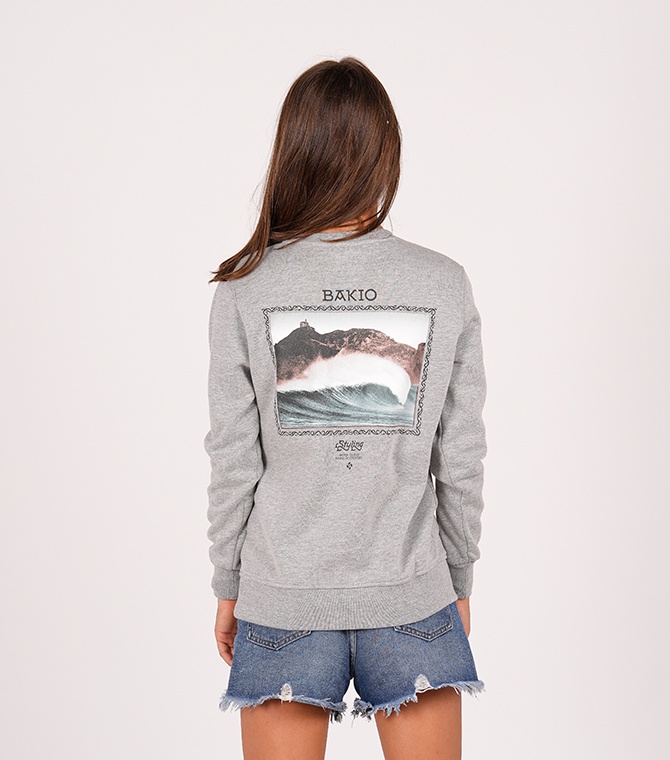 Sudadera STYLING Bakio-Gris