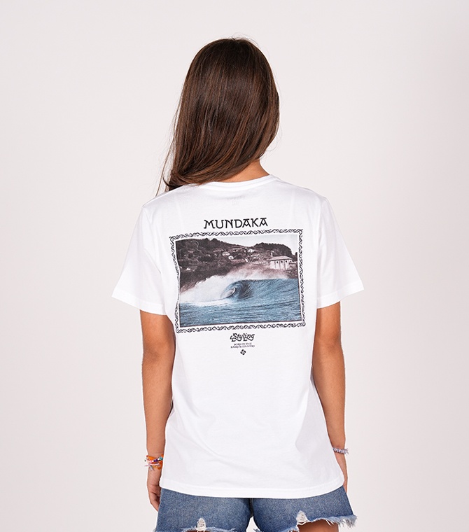 Camiseta STYLING Mundaka-Blanco