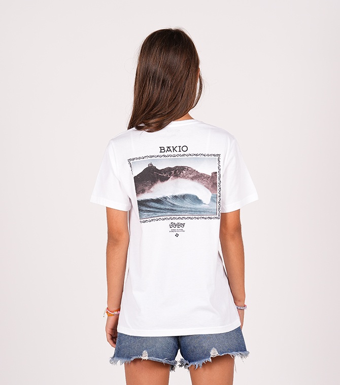 Camiseta STYLING Bakio-Blanco