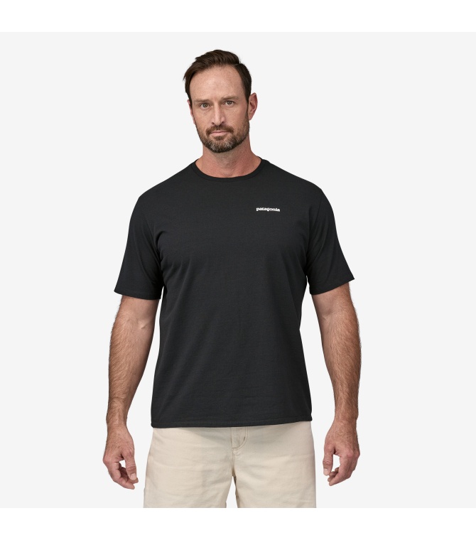 Camiseta PATAGONIA M S P-6 Logo Responsibili-tee - Black