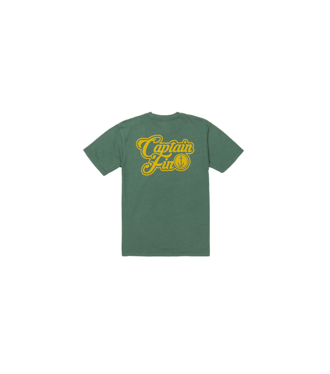 Camiseta CAPTAIN FIN Oh Yeah Logo-Cilantro Green