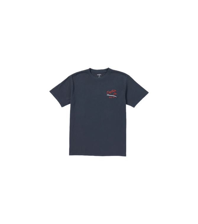 Camiseta CAPTAIN FIN Slick Slide Logo-Midnight Navy