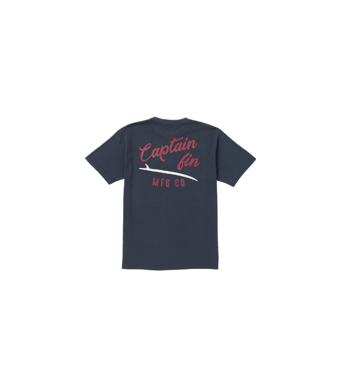 Camiseta CAPTAIN FIN Slick Slide Logo-Midnight Navy