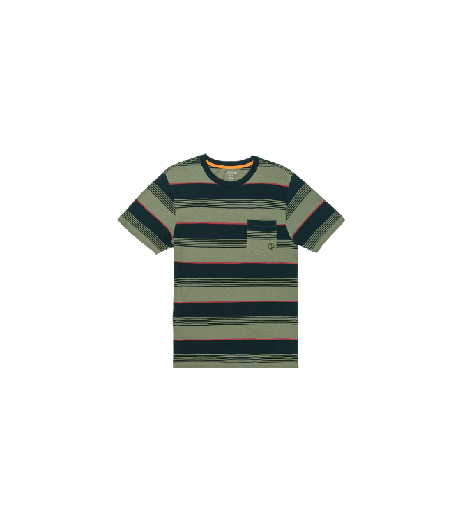 Camiseta CAPTAIN FIN Sixties Stripe-Dark Olive