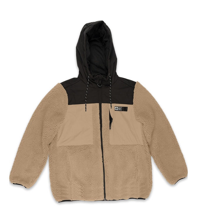 Chaqueta SALTY CREW Kodiak High Pile Sherpa-Natural