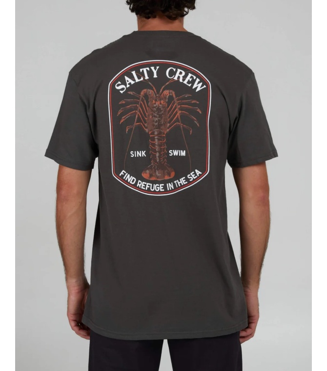 Camiseta SALTY CREW Spiny Standard -Charcoal