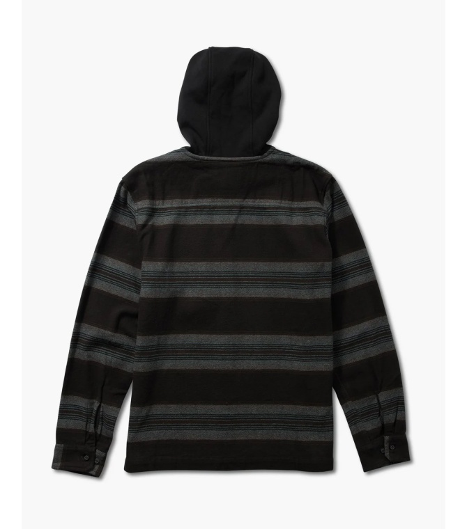 Camisa SALTY CREW Outback Hooded Flannel-Coal