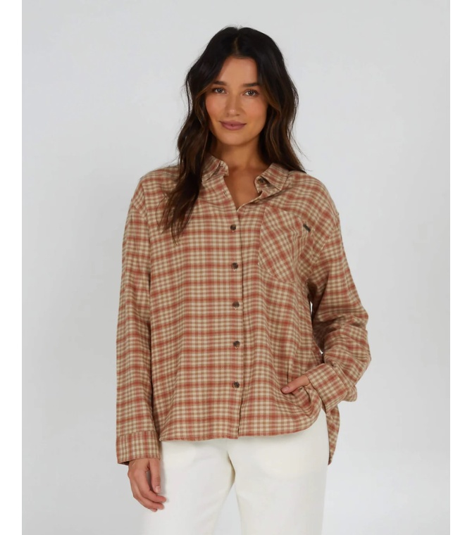 Camisa SALTY CREW Shore Break Flannel-Sand Dune