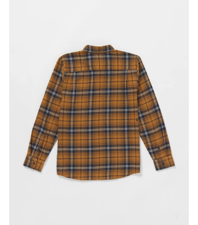 Camisa VOLCOM Caden Plaid-Chestnut Brown