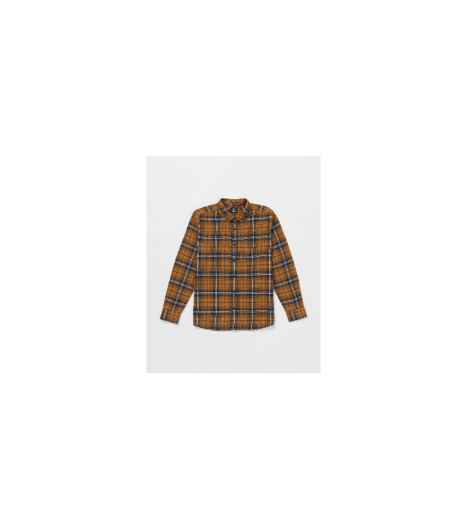 Camisa VOLCOM Caden Plaid-Chestnut Brown