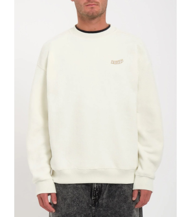 Sudadera VOLCOM Too Kool Lse Crew-Dirty White