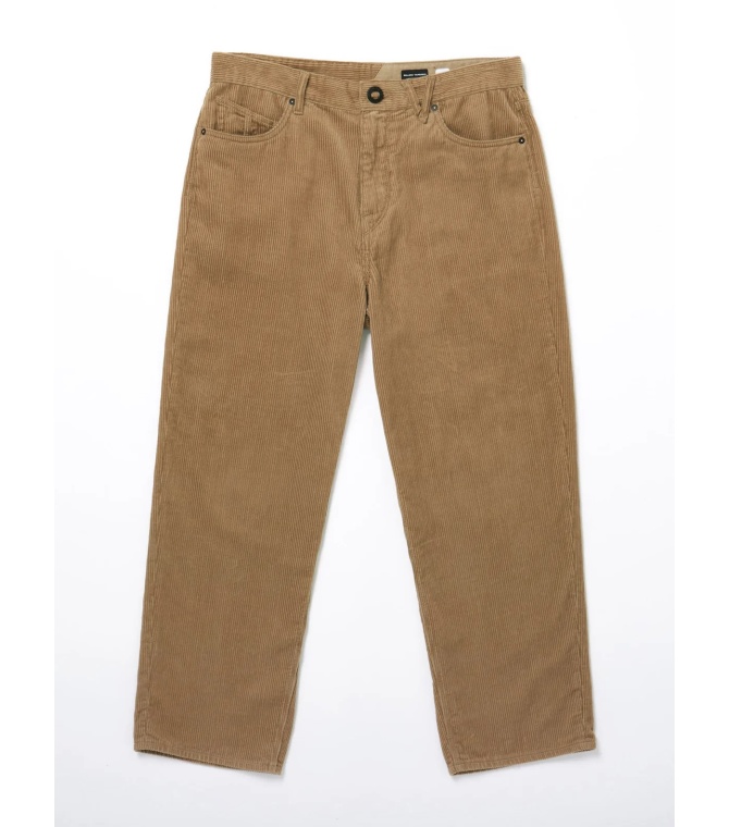 Pantalon VOLCOM Billow Tapered Cord Pant-Khaki