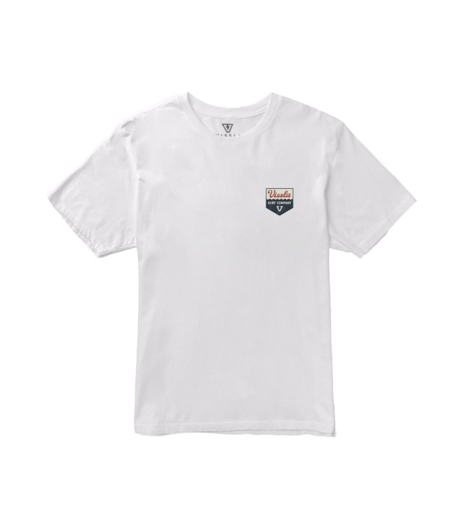 Camiseta VISSLA Sea Shields Boys Tee-White