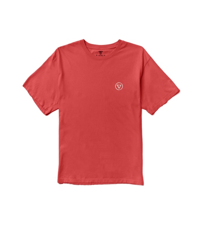 Camiseta VISSLA Super Wold Boys Tee-Red