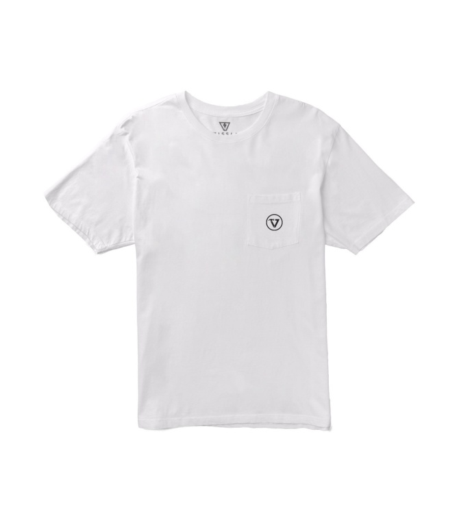 Camiseta VISSLA Super Wolf Premium Pkt Tee-White