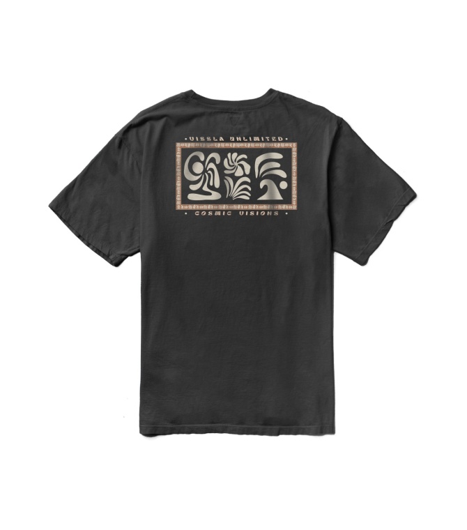 Camiseta VISSLA Waikiki Daze Organic-Phantom