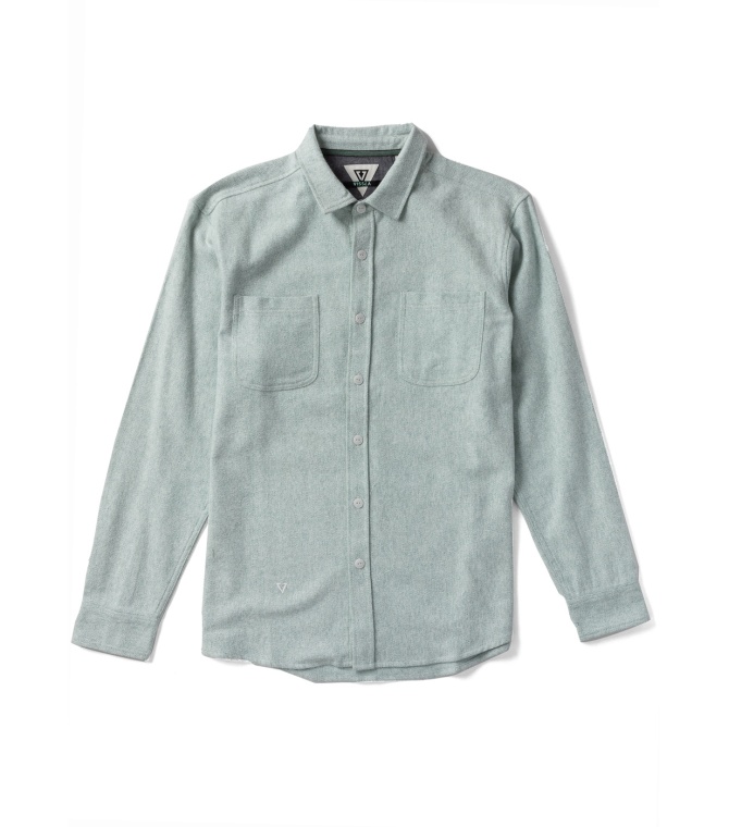 Camisa VISSLA Shaper Eco Ls Flannel-Smokey Jade