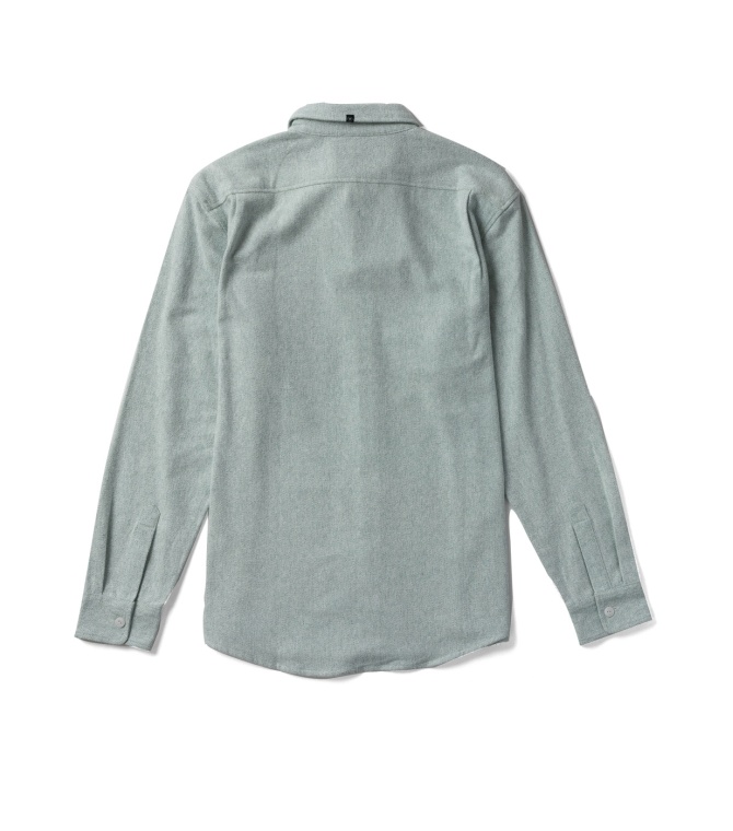 Camisa VISSLA Shaper Eco Ls Flannel-Smokey Jade