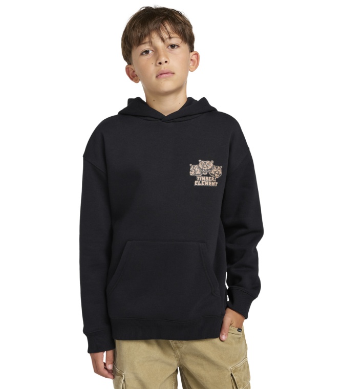 Sudadera Element Bear With Me -Faded Black