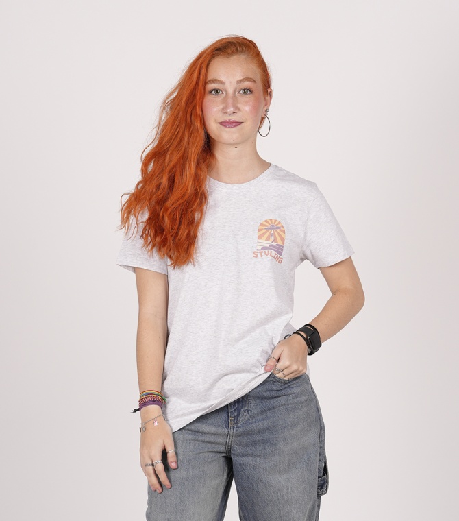 Camiseta STYLING Truth-Pearl Heather