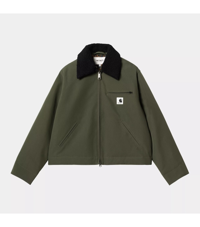 Chaqueta CARHARTT WIP W' Newkirk Jacket-Office Green/Camo Leo, Tamarind