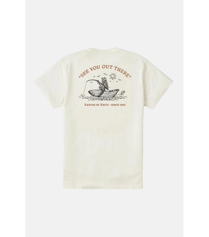 Camiseta KATIN USA Cast Off Tee-Vintage White