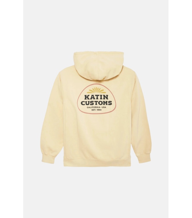 Sudadera KATIN USA Guide Hood-Soybean Sand Wash