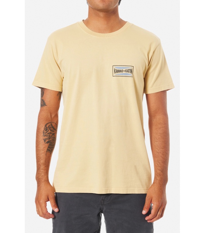 Camiseta KATIN USA Scrubber Tee-Soybean Sand Wash